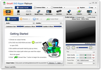 Dicsoft DVD Ripper Platinum screenshot 2