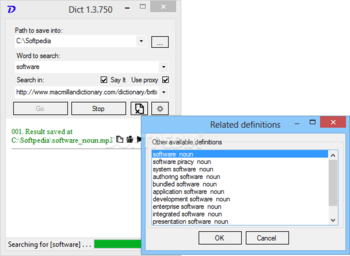 Dict screenshot