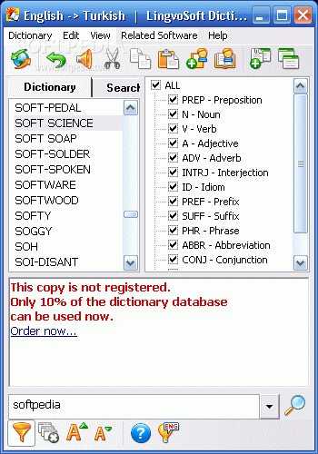 Dictionary English - Turkish screenshot