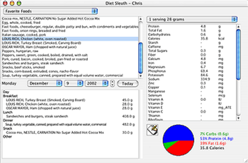 Diet Sleuth screenshot 2