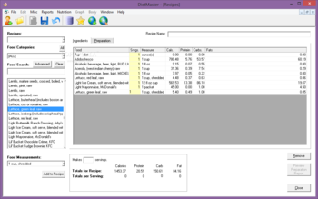 DietMaster Pro screenshot