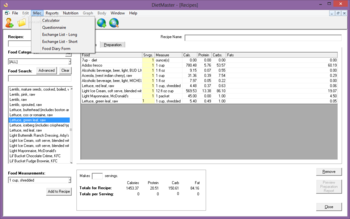 DietMaster Pro screenshot 3