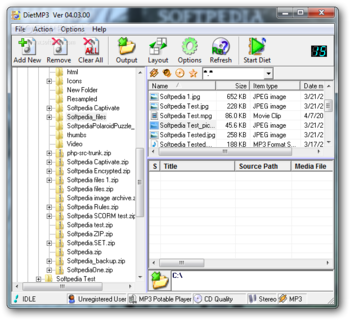 DietMP3 screenshot