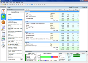 DietOrganizer screenshot