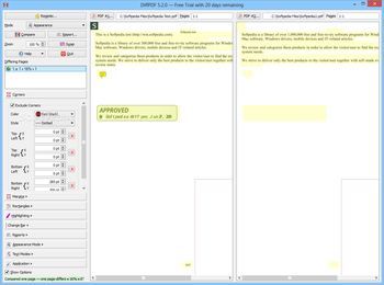 DiffPDF screenshot 3