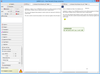 DiffPDF screenshot 7