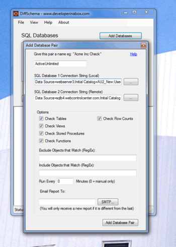 DiffSchema screenshot