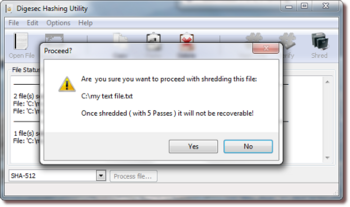 Digesec Hashing Utility screenshot 3