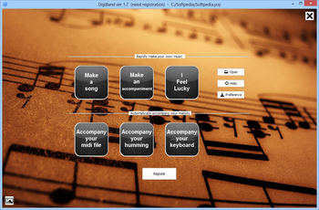 DigiBand screenshot