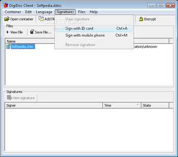 DigiDoc Client screenshot 4