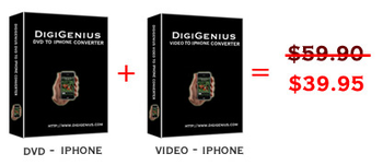 Digigenius DVD+video to iPhone Converter screenshot