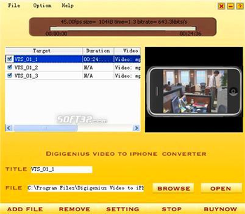 DigiGenius Video to iPhone Converter screenshot 2