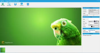 DigiStar Image Watermark Software screenshot