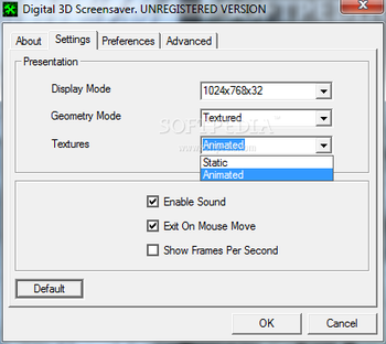 Digital 3D Screensaver screenshot 3