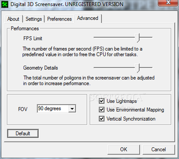 Digital 3D Screensaver screenshot 5