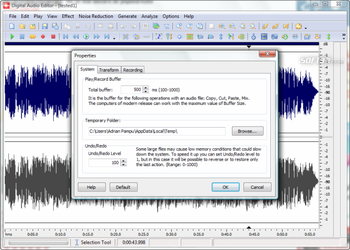 Digital Audio Editor screenshot 4