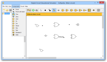 Digital Circuit Educational Simulator screenshot 2