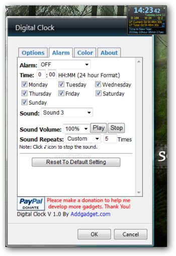 Digital Clock screenshot 3