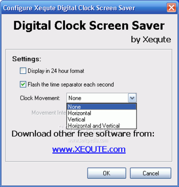 Digital Clock Screen Saver screenshot 2
