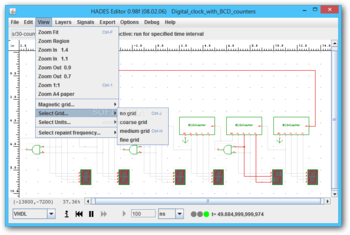 Digital clock with BCD counters screenshot 5