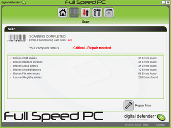 digital defender Full Speed PC screenshot 2