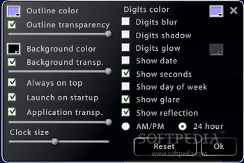 Digital Desktop Clock screenshot 2