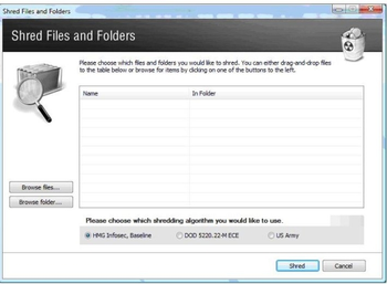 Digital Document Shredder screenshot