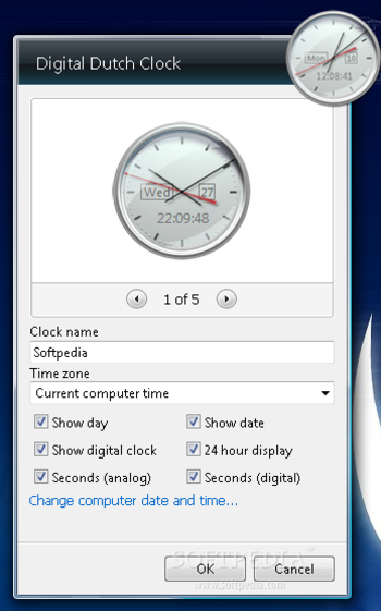 Digital Dutch Clock screenshot 2
