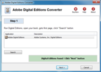 Digital Editions Converter screenshot