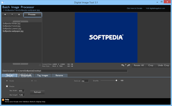 Digital Image Tool screenshot
