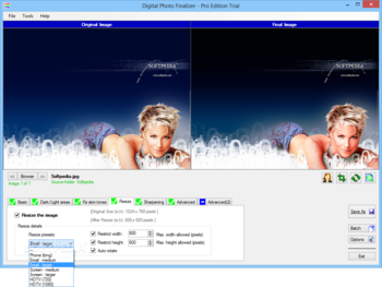 Digital Photo Finalizer screenshot 4