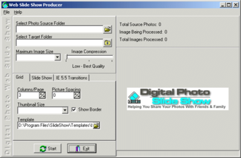 Digital Photo Web Slide Show screenshot 2