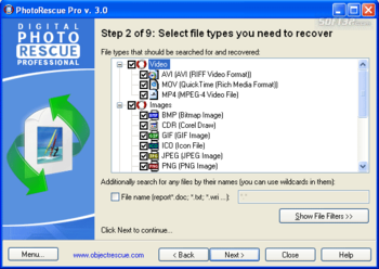 Digital PhotoRescue Professional screenshot 2