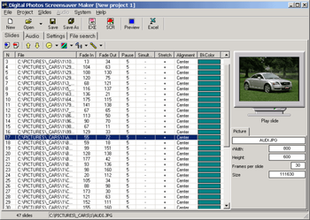 Digital Photos Screensaver Maker screenshot 2