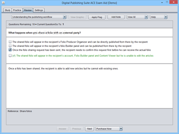 Digital Publishing Suite ACE Exam Aid screenshot 7