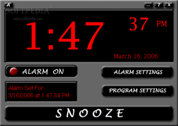 DigitAlarmClock screenshot