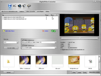 DigitalVideo Converter screenshot