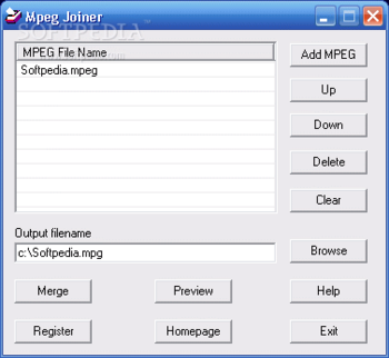 DigitByte MPEG Joiner screenshot