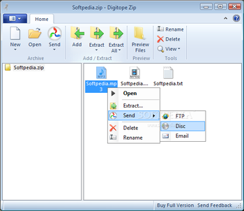 Digitope Zip screenshot