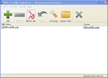DigitReader PDF to ePUB Converter screenshot
