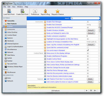 DigiTweak screenshot