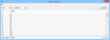 DigS (Digit Sum) screenshot