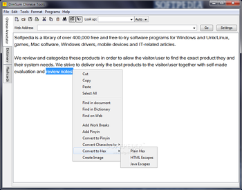 DimSum Chinese Tools screenshot