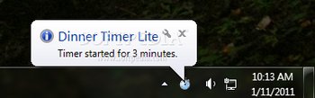 Dinner Timer Lite screenshot 2