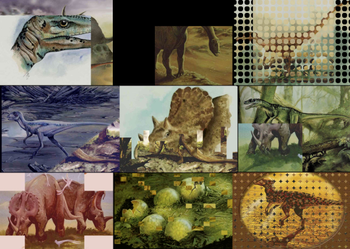 Dinosaurs Art Slide Show screenshot