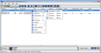 DioneSS Playlist Editor screenshot 2