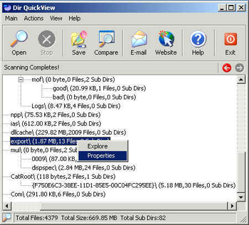 Dir QuickView screenshot 3