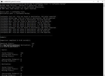 DirCmp screenshot 2