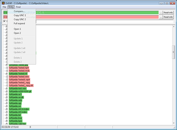 DirDiff screenshot 2