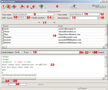Direct sender screenshot 2
